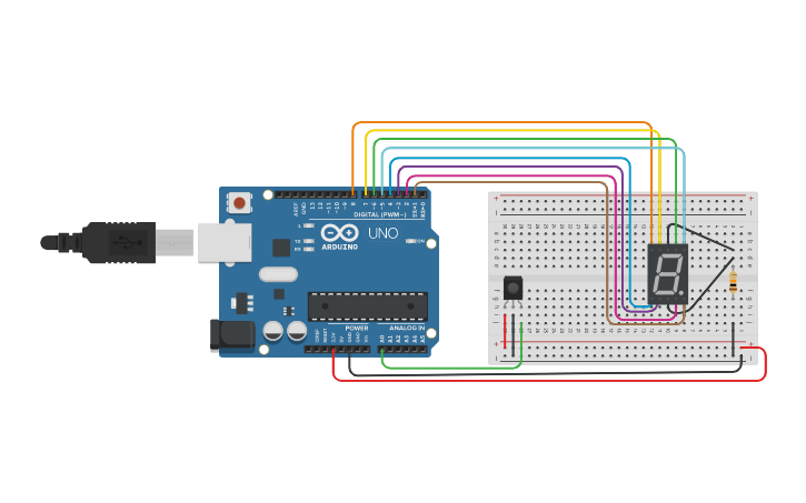 Circuit design Arduino - UV Index 01 - Tinkercad