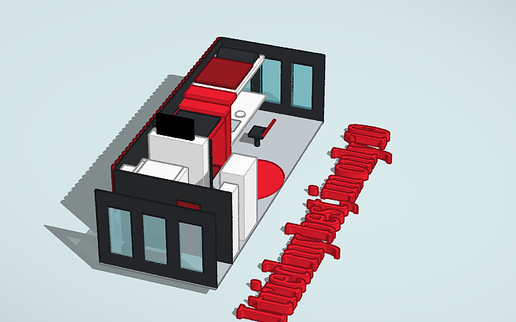3D design Copy of Interior Design Challenge - Tinkercad