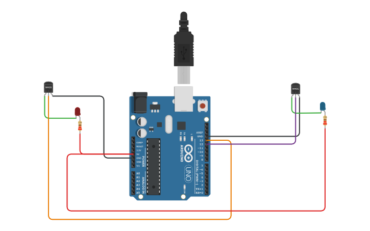 Circuit design MODULE 4 - Arduino - Tinkercad