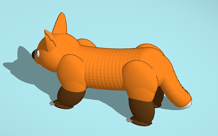 Solidworks Fox 3D design Fox - Tinkercad