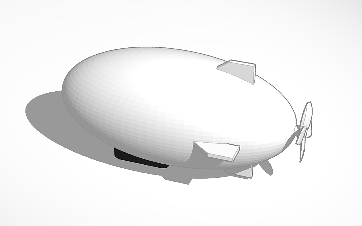 3D design Blimp - Tinkercad