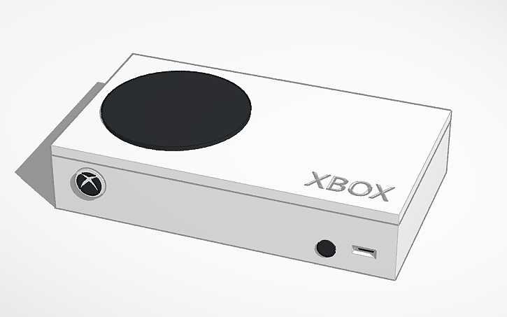 3D design Xbox series s - Tinkercad
