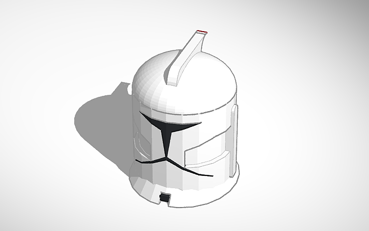 3D design Phase 1 Clone Trooper helmet - Tinkercad