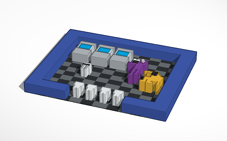 3D design 8-Bit FNAF 3 Final Minigame - Tinkercad