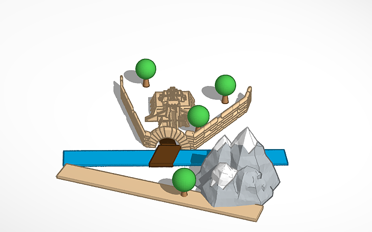 3D design Copy of Ziggurat - Tinkercad