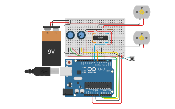 Circuit design Lab 4 - Tinkercad