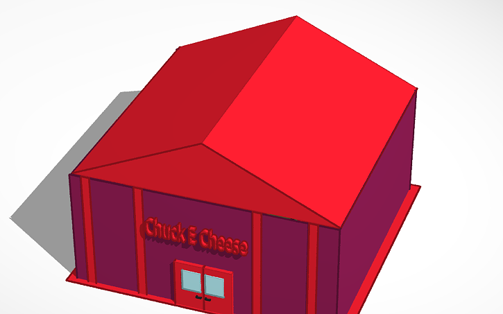 3D design Chuck E Cheese!! - Tinkercad