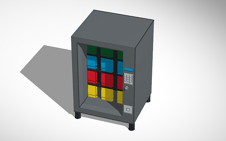 3D design Vending Machine - Tinkercad