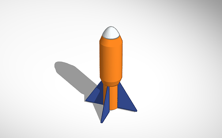 3D design Rocket - Tinkercad