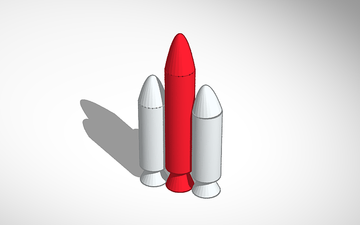 3D design Rocket - Tinkercad