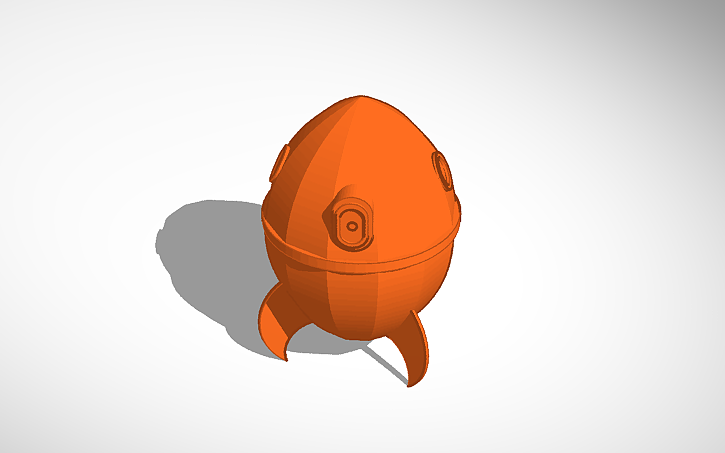 3d Design Rocket Wallace And Gromit Tinkercad