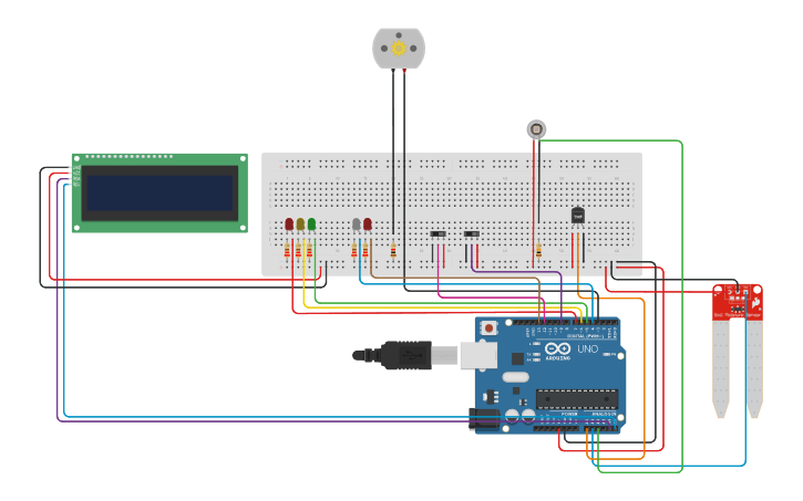 Circuit design SPI Project - Tinkercad