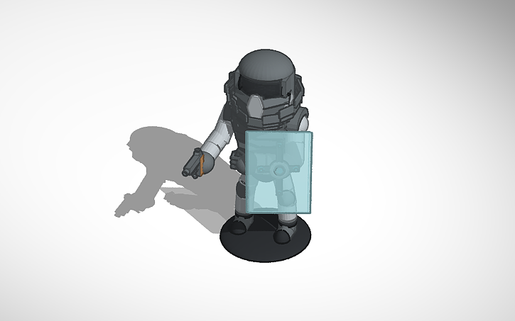 3D design armor 1 - Tinkercad