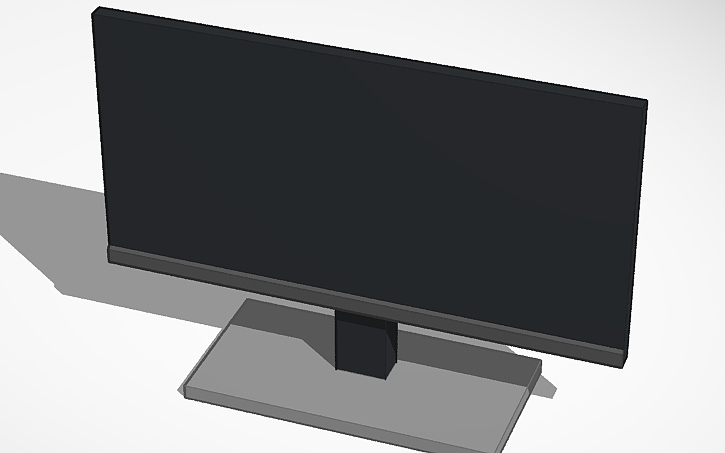 3D design monitor - Tinkercad