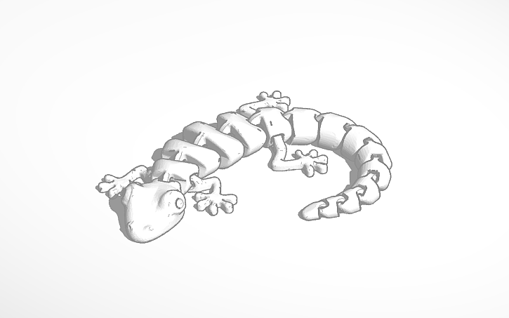 3D design Rain World Lizard - Tinkercad