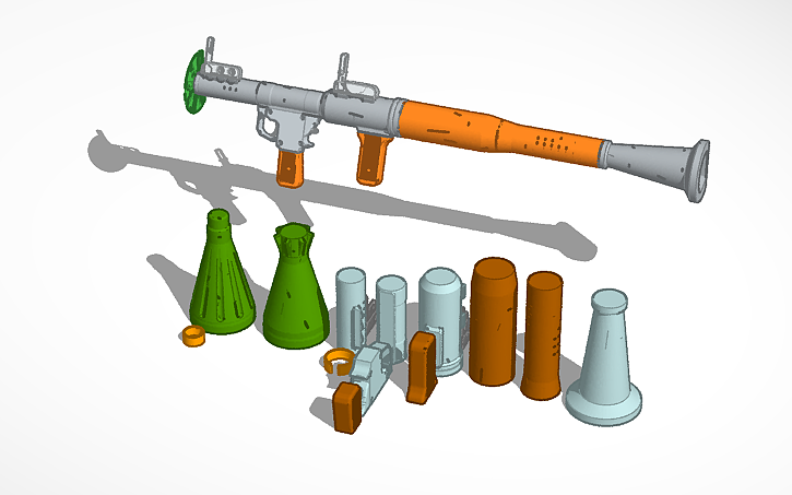 RPG-7 - Tinkercad