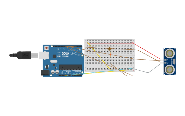Circuit design Arduino - 1 LED con Sensor de Movimiento - Tinkercad