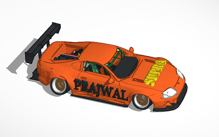 3D design toyota supra mk4 - Tinkercad
