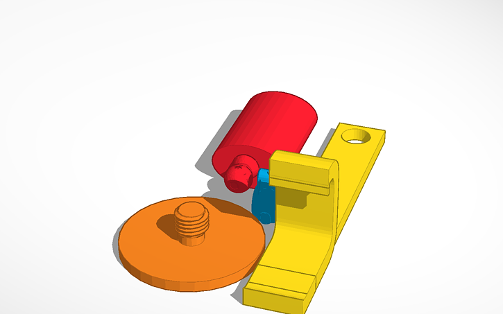 3D design 3DM spool clip - Tinkercad