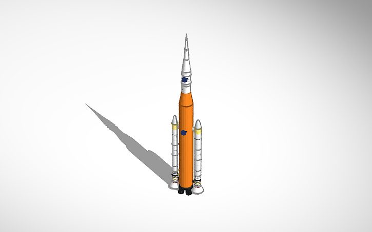 3D design SLS Block 1 - Tinkercad