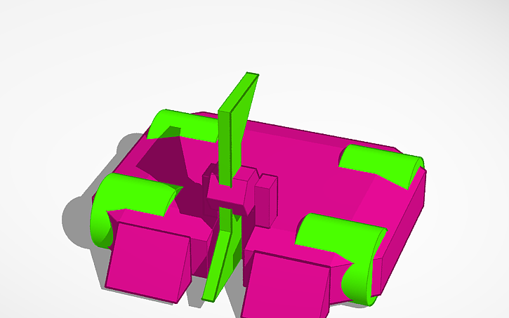 Spinner Bot Design 3D design Vertical Spinner Bot - Tinkercad