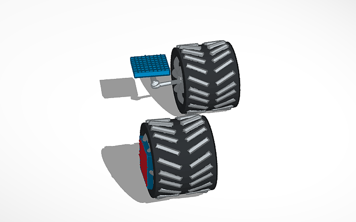 3D design SRW(Solar Rover Wheel) - Tinkercad