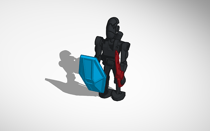 3D design Commando droid - Tinkercad