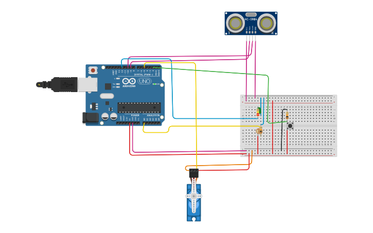 Circuit design Fur Bot Circuit - Tinkercad