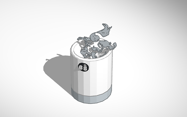 3D design humidifier(가습기) - Tinkercad