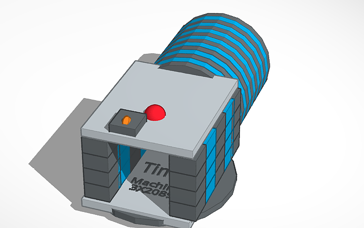 3D design time machine 3X2O89 - Tinkercad