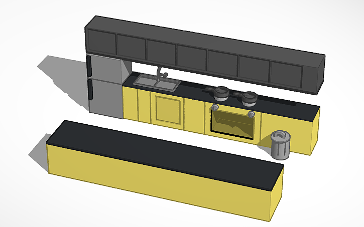 3D design Kitchen - Tinkercad