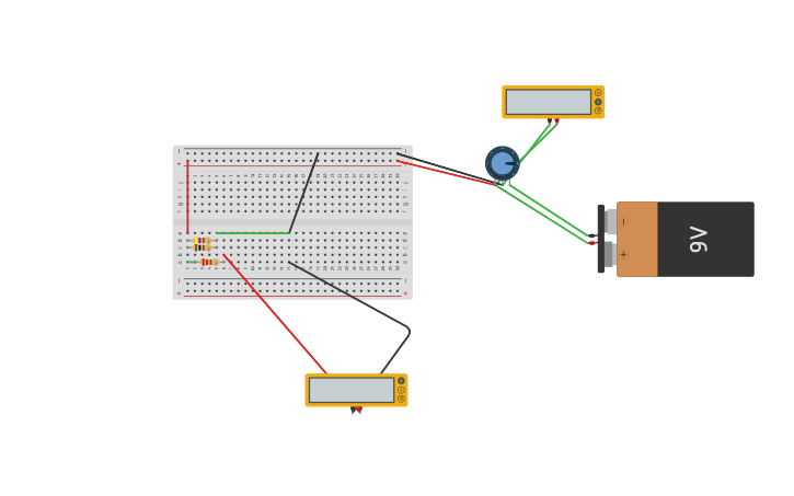 Circuit design PHYS 1082 Lab 10 - Tinkercad