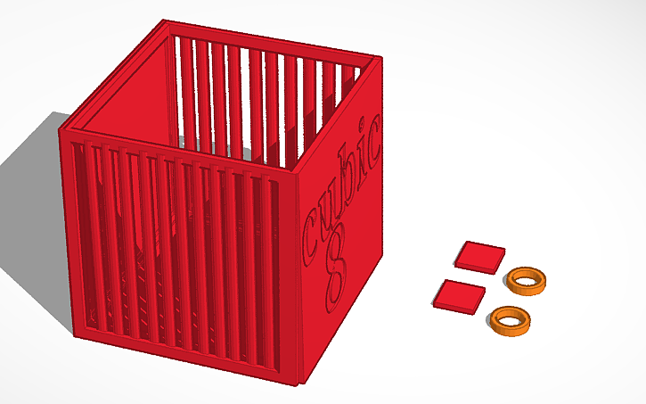 3D design Cube box by cubic-8 - Tinkercad