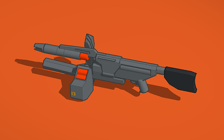 3D design Lego Assault Pulse Rifle - Tinkercad