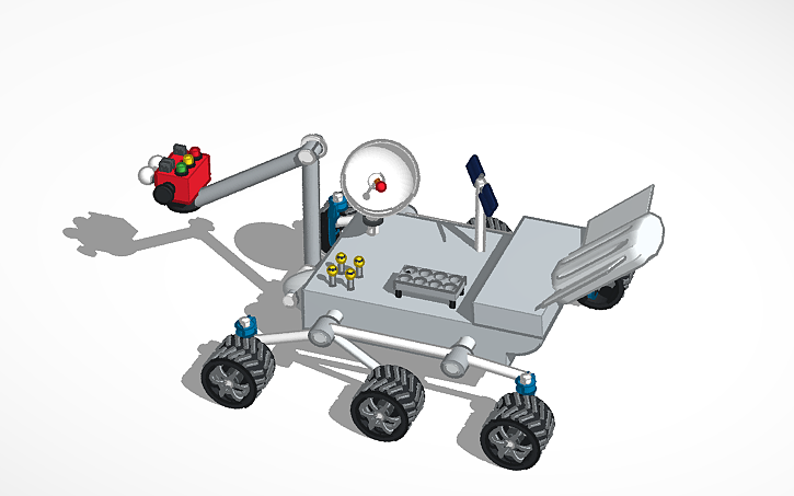 3D design Copy of Lesson8_Mars rover - Tinkercad