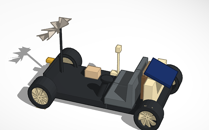 3D design Lunar Rover - Tinkercad