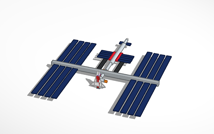 3D design international space station(ISS) - Tinkercad