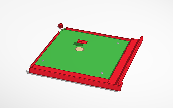 3D design Baseball launcher controllable - Tinkercad