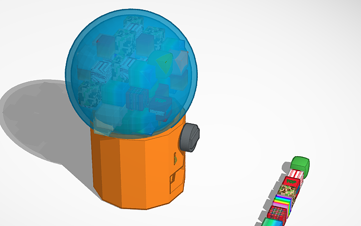 Tinker Machine 3D design surprise machine 1 - Tinkercad