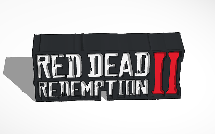 3D design red dead redemption II - Tinkercad