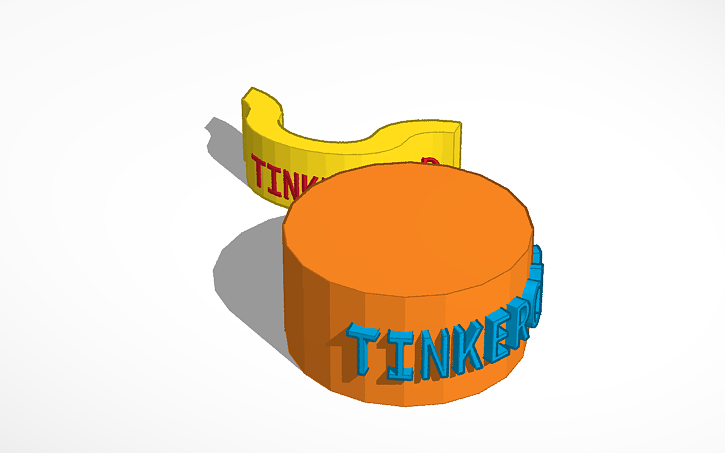 3D design Text on surface - Tinkercad
