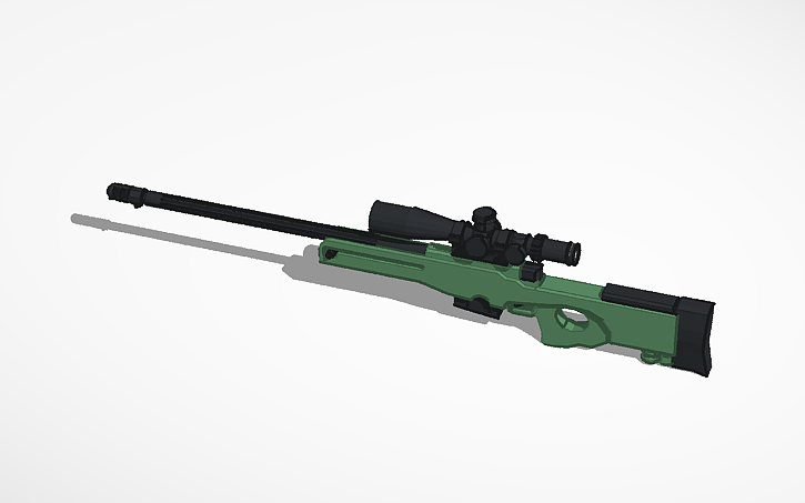 3D design AWM - Tinkercad