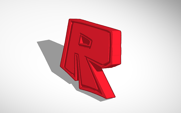 3d Roblox R 3D design ROBLOX R - Tinkercad