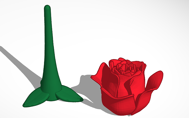 3D design Rose project - Tinkercad