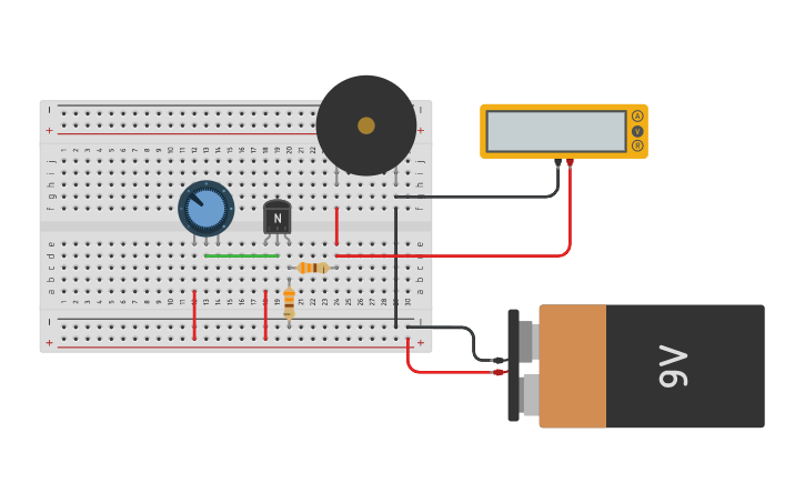 Circuit design Transistor Amplifier Circuit - Tinkercad