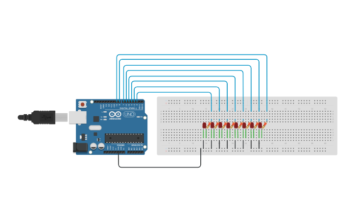 Circuit design Arduino - Tinkercad