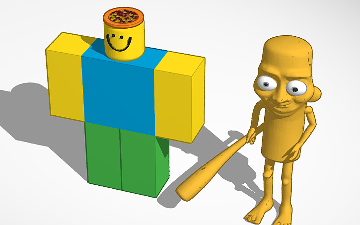 3D design Brainrot - Tinkercad