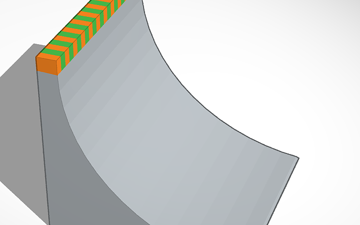 3D design teck deck ramp - Tinkercad