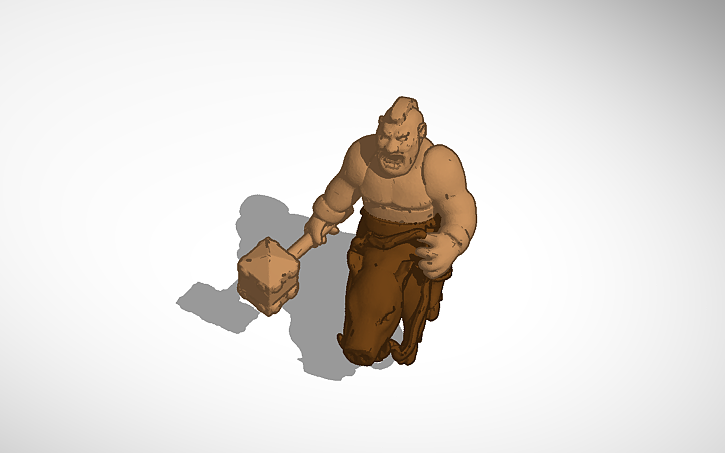 Hog Rider Render 3D design hog rider - Tinkercad