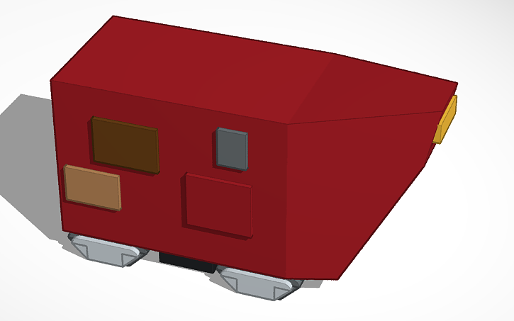 3D design sandcrawler - Tinkercad